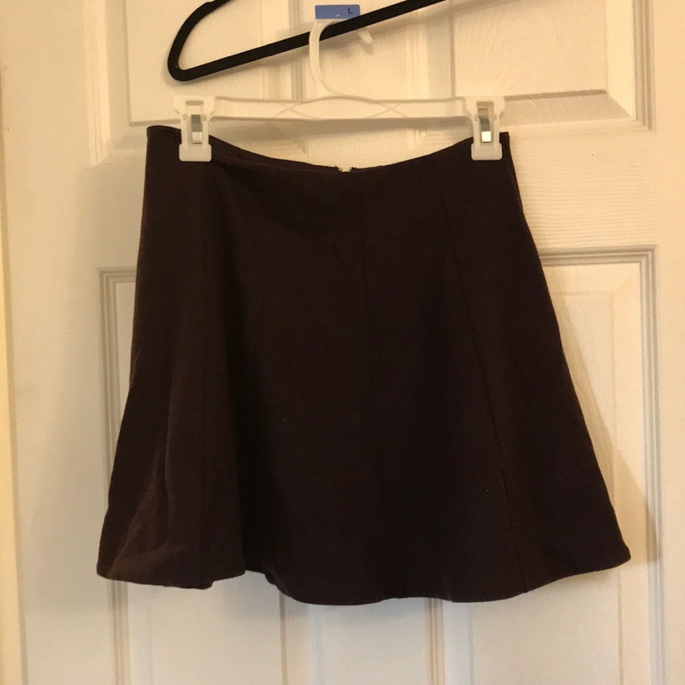 Dark Purple Urban Outfitters Skater Skirt